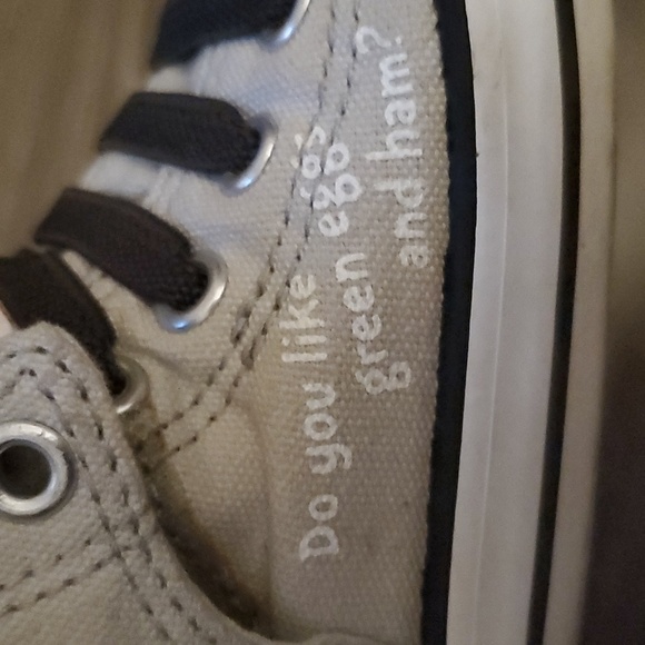Converse X Dr.Seuss Toddler Kids Chuck Taylor - Green Eggs and Ham! Shoes 7 - Picture 6 of 16